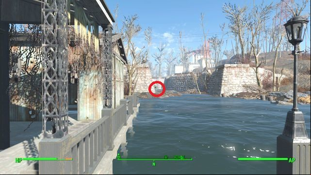 This is a very small location that consists of a single house - Fallout 4: Taffington Boathouse - Malden - Sector 2 - Fallout 4 Game Guide & Walkthrough