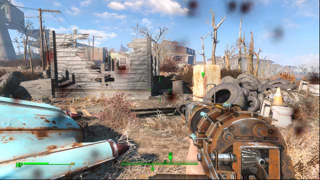 As you go South of University Point, or East of Jamaican Plain, at the roadside, there is a completely destroyed house - Fallout 4: Kid in a Fridge (University Point) - Side quests in other locations - Fallout 4 Game Guide & Walkthrough