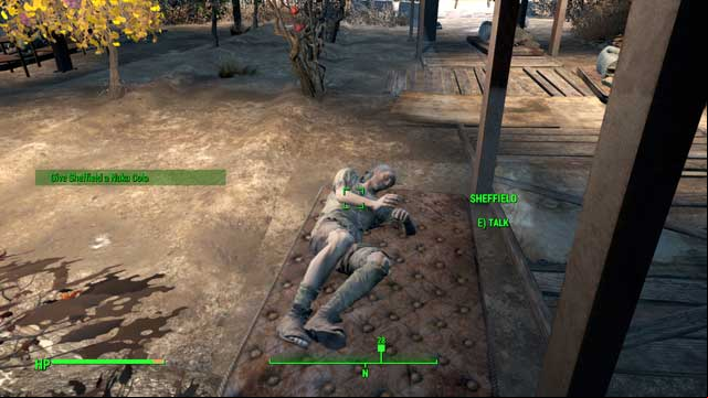 Sheffeld - Fallout 4: Smaller quests in Diamond City - Side quests in Diamond City - Fallout 4 Game Guide & Walkthrough