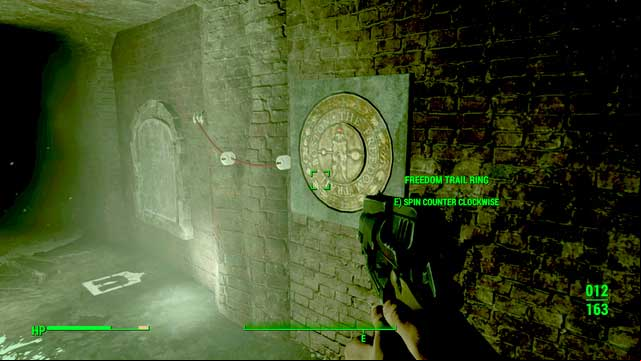 The mechanism of the door to the Railroad HQ - Fallout 4: Old North Church - Center of Boston - Sector 6 - Fallout 4 Game Guide & Walkthrough