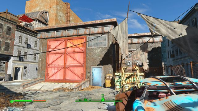 This is the former storage that is currently being inhabited by gunners or synths, depending on your character level - Fallout 4: Hardware Town - Center of Boston - Sector 6 - Fallout 4 Game Guide & Walkthrough