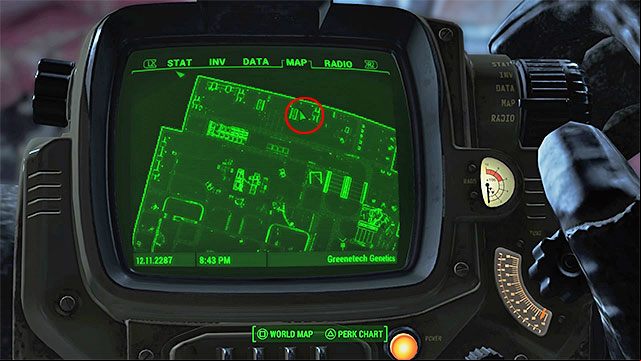 You can start searching for the ship after starting the Hunter Hunted quest - that is when the access to it will be unlocked - Fallout 4: Magazines in Cambridge - Sector 5 - Magazines - Fallout 4 Game Guide & Walkthrough