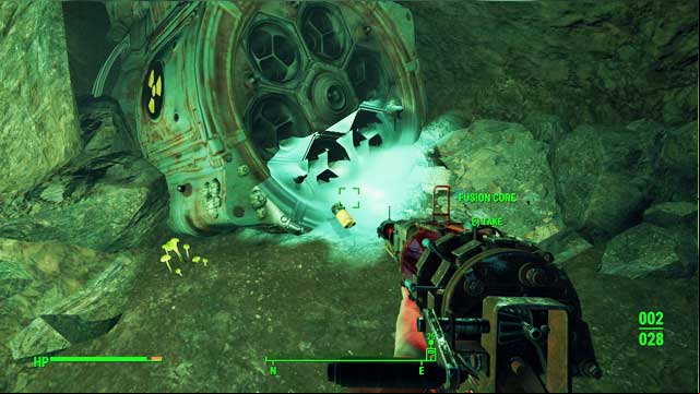 Walk into the lair and turn right after ing through the first tunnel - Fallout 4: Where to find core fusions at the beginning of the game? - Power Armor - Fallout 4 Game Guide & Walkthrough