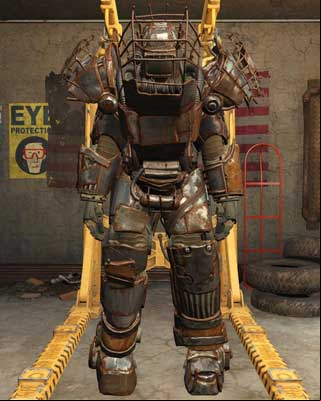 You can find it on every experience level - Fallout 4: Types of Power Armor - Power Armor - Fallout 4 Game Guide & Walkthrough