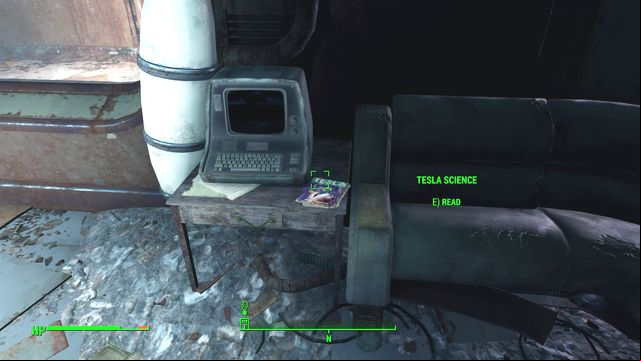 One of the rooms contains Tesla Science magazine that increases energy weapon critical hits by 5% - Fallout 4: ArcJet Systems - Fort Hagen - Sector 4 - Fallout 4 Game Guide & Walkthrough