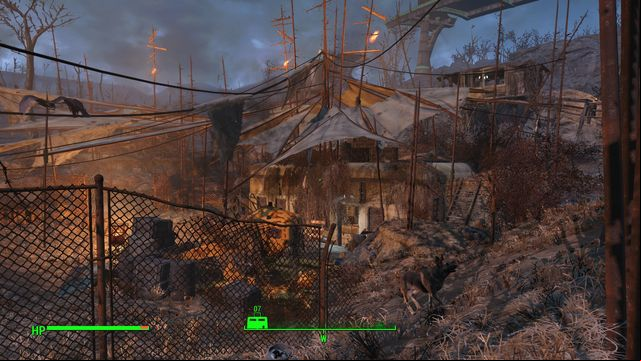 The location consists of several buildings on the surface and a complex of underground rooms - Fallout 4: Federal Ration Stockpile - Fort Hagen - Sector 4 - Fallout 4 Game Guide & Walkthrough