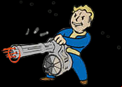 Heavy Gunner - Thanks to practice and conditioning, heavy guns do 20% more damage - Fallout 4: Strength Perk - Perks - Fallout 4 Game Guide & Walkthrough