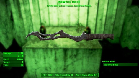 Type: Machete - Fallout 4: Melee weapons - Unique weapons - Fallout 4 Game Guide & Walkthrough