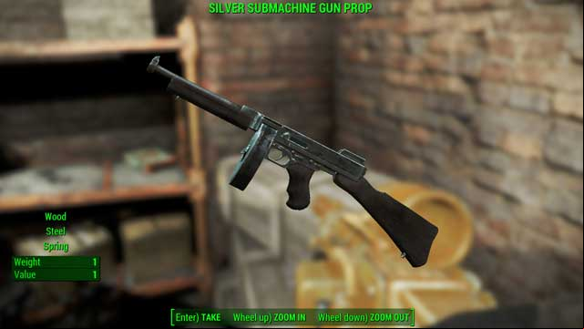 Type: Submachine gun - Fallout 4: Guns - light - Unique weapons - Fallout 4 Game Guide & Walkthrough