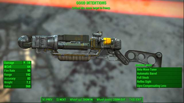 Type: Laser pistol - Fallout 4: Energy weapons - Unique weapons - Fallout 4 Game Guide & Walkthrough