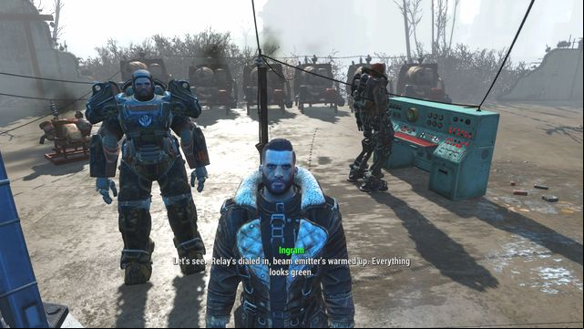 You receive the From Within quest from elder Maxson - the leader of the Brotherhood of Steel in the Commonwealth - Fallout 4: From Within - Minor quests for Brotherhood of Steel faction - Fallout 4 Game Guide & Walkthrough