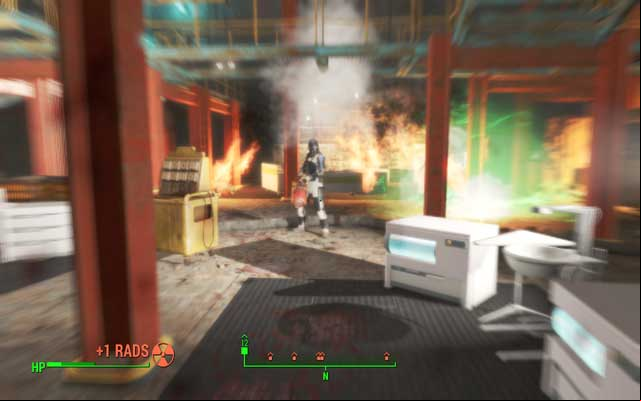 Fighting in the small room by using rocket launchers and other powerful weapons might not end well for the surrounding - Fallout 4: The Nuclear Option (the Railroad ending) - Major Quests for Railroad faction - Fallout 4 Game Guide & Walkthrough