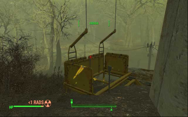 Use the yellow elevator to reach the hideout - Fallout 4: Long Road Ahead - MacCready - Minor quests for Institute faction - Fallout 4 Game Guide & Walkthrough