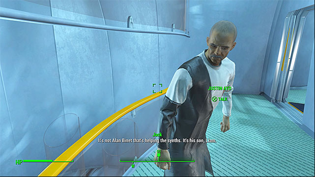 Inform Justin about what you discovered - Fallout 4: Plugging a Leak - Minor quests for Institute faction - Fallout 4 Game Guide & Walkthrough