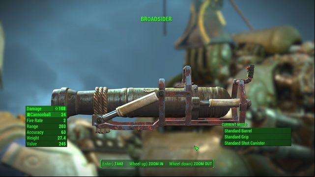 After you defeat all of the scavengers, climb up to the deck and talk to Ironsides - Fallout 4: Last Voyage of the USS Constitution (USS Constitution) - Side quests in other locations - Fallout 4 Game Guide & Walkthrough