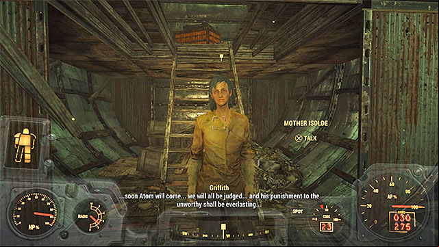 In the crater you can meet with Mother Isolde - Fallout 4: The Glowing Sea - Main story - Fallout 4 Game Guide & Walkthrough