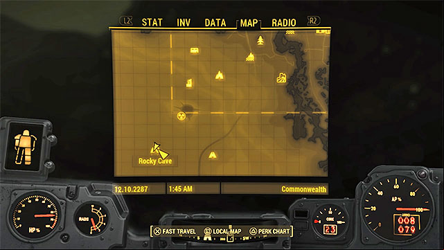 Go southwest from the crater, according to the guidelines - Fallout 4: The Glowing Sea - Main story - Fallout 4 Game Guide & Walkthrough