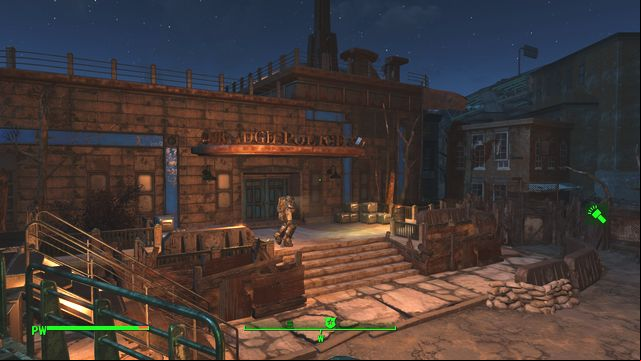 Brotherhood of Steels biggest field base in Unity, unless until new forces arrive on Prydwen - Fallout 4: Cambridge Police Station - Cambridge - Sector 5 - Fallout 4 Game Guide & Walkthrough