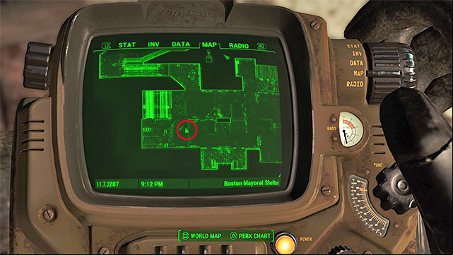 In order to get to the secret, you must walk into the mayoral shelter and then walk through the whole complex, eliminating many synths and guard towers on the way - Fallout 4: Magazines in Fort Hagen - Sector 4 - Magazines - Fallout 4 Game Guide & Walkthrough
