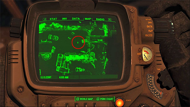 Once you enter the parking, start getting through to its upper floors (follow the arrows) - Fallout 4: Magazines in Southern Boston - Sector 9 - Magazines - Fallout 4 Game Guide & Walkthrough