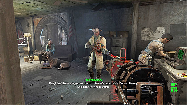 Meet with Preston Garvey and the rest of Minutemen - Fallout 4: When Freedom Calls - Main story - Fallout 4 Game Guide & Walkthrough