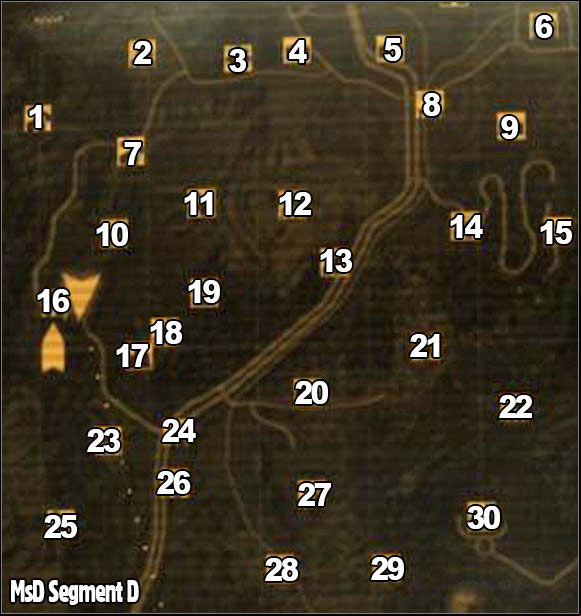 1 - Segment D - World map - Fallout: New Vegas - Game Guide and Walkthrough