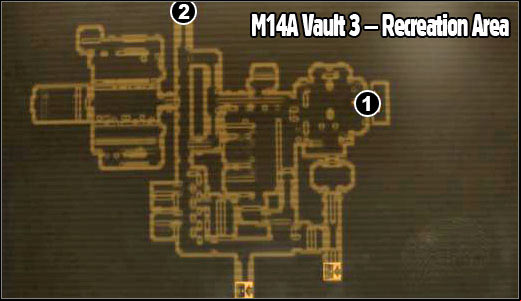 1 - M14 - Vault 3 - Maps - Fallout: New Vegas - Game Guide and Walkthrough