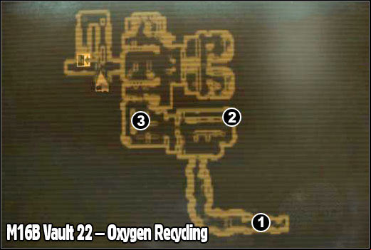 1 - M16 - Vault 22 - Maps - Fallout: New Vegas - Game Guide and Walkthrough