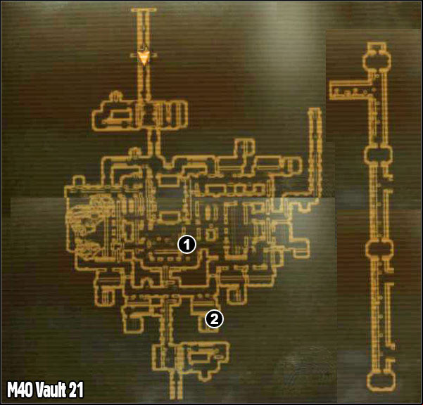 1 - M40 - Vault 21 - Maps - Fallout: New Vegas - Game Guide and Walkthrough