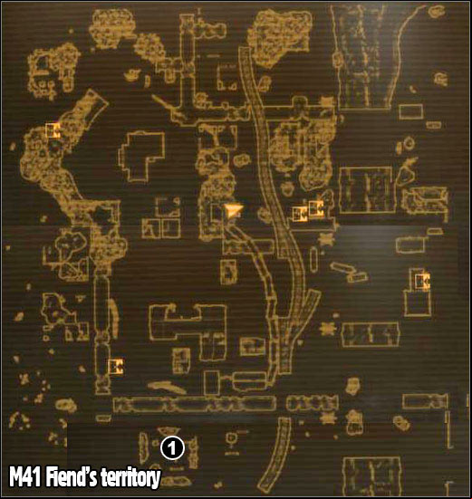 1 - M41 - Fiend's territory - Maps - Fallout: New Vegas - Game Guide and Walkthrough