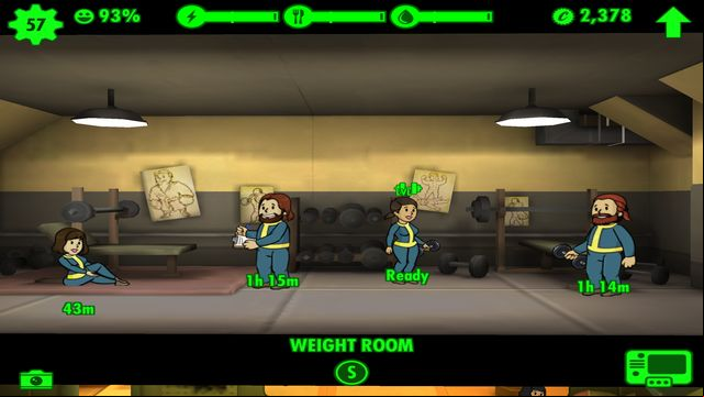 It is possible to accelerate skills training only by using an upgrade option and sending more than one dweller to training rooms. - Rooms - Fallout Shelter - Game Guide and Walkthrough