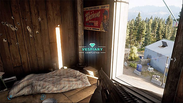 You have to examine the main building which is the old Grain Elevator - Cult locations and Prepper stashes in Holland Valley - Holland Valley - Far Cry 5 Game Guide