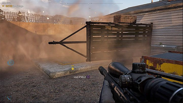 You have to get inside of a garage but this is a little bit problematic to do - Cult locations and Prepper stashes in Holland Valley - Holland Valley - Far Cry 5 Game Guide