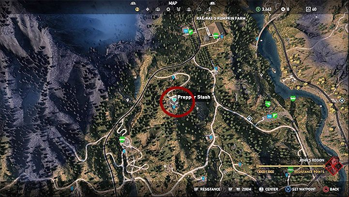 This is one of the prepper stashes in Holland Valley - Cult locations and Prepper stashes in Holland Valley - Holland Valley - Far Cry 5 Game Guide