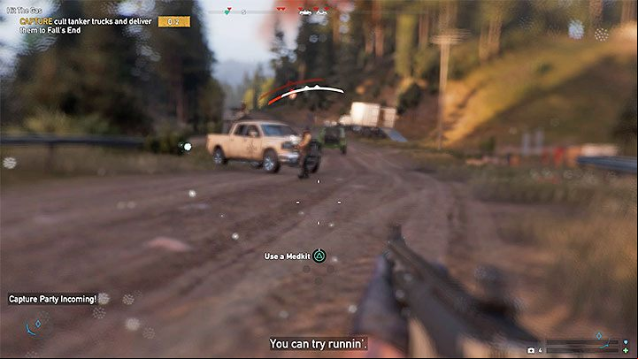 During one of your encounters with the cultists (it can be any random event), you can get hit by a poisoned bullet, which will knock you cold - Why was I captured by the cultists in Far Cry 5? - FAQ - Far Cry 5 Game Guide