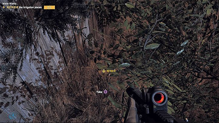 One of the people in the liberated outpost can give you a mission during which you have to repair the irrigation system - Side quests in Holland Valley - Holland Valley - Far Cry 5 Game Guide