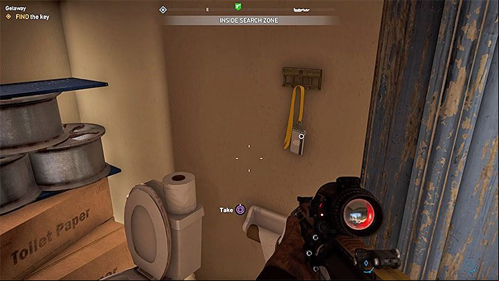 Go out of the building, walk around it from the right and reach the newly opened entrance - Cult locations and Prepper stashes in Henbane river - Henbane River - Far Cry 5 Game Guide