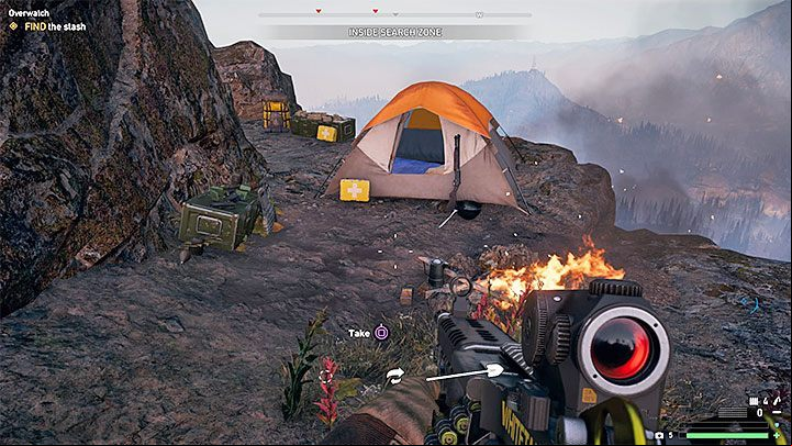 Your task is to climb to the top of the nearby Raptor Peak - Cult locations and Prepper stashes in Henbane river - Henbane River - Far Cry 5 Game Guide