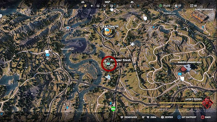 It is one of the prepper stashes located in the Whitetail Mountains - Cult locations and prepper stashes in Whitetail Mountains - Whitetail Mountains - Far Cry 5 Game Guide