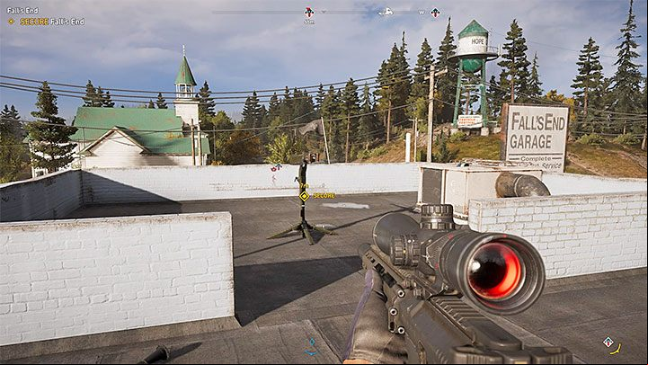 Falls End can be seen on Holland Valleys map (complete the prologue on Dutchs island) - Falls End in Holland Valley - Holland Valley - Far Cry 5 Game Guide
