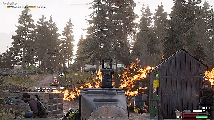 Keep defending yourself until the mission is updated - Jumping Ship in Holland Valley - Holland Valley - Far Cry 5 Game Guide