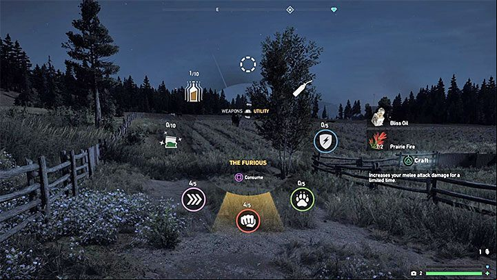 Switch to fists and take The Furious drug (presented in the picture above) - Wheres the Beef (how to kill a bull without using weapons) in Far Cry 5 - Achievements and trophies - Far Cry 5 Game Guide