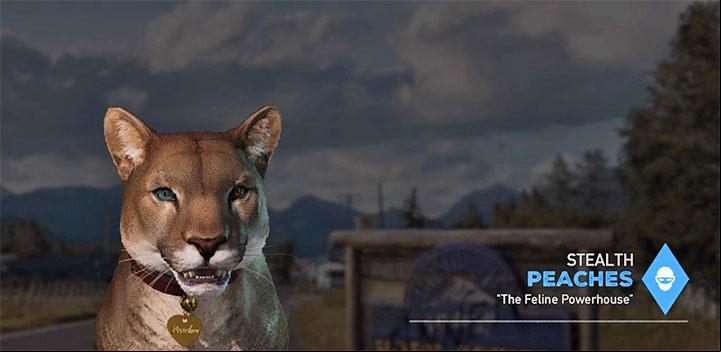 Peaches is the seventh specialist in the game - Specialists in Far Cry 5 (Companions) - Guidebook - Far Cry 5 Game Guide