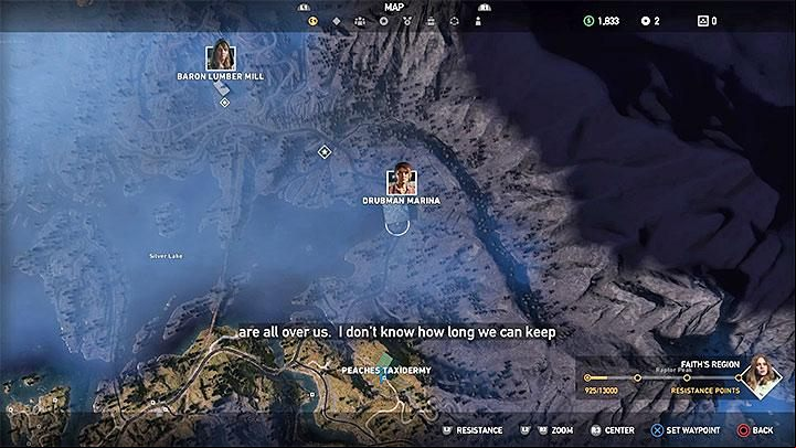 To recruit Adelaide Drubman, reach Drubman Marina in Henbane River - Specialists in Far Cry 5 (Companions) - Guidebook - Far Cry 5 Game Guide
