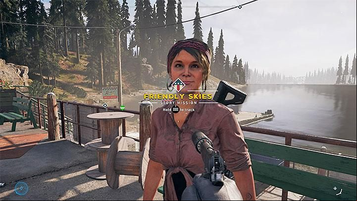After you have recaptured the marina, talk to Adelaide and accept her mission Friendly Skies - Specialists in Far Cry 5 (Companions) - Guidebook - Far Cry 5 Game Guide