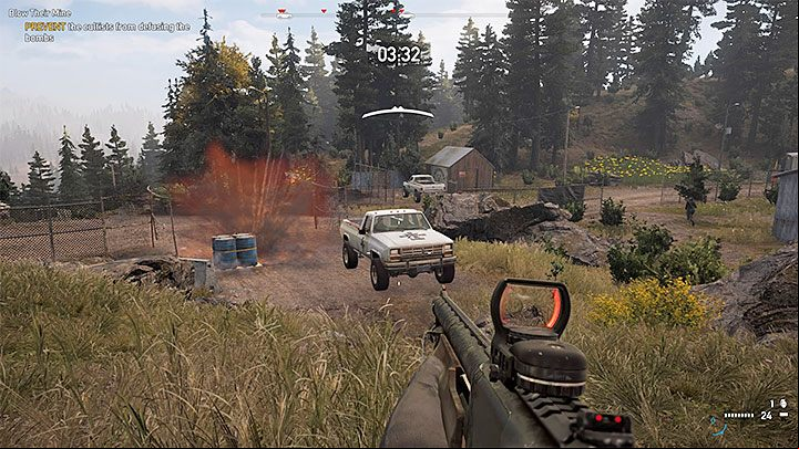 Now its time for the hardest part of the mission - Blow Their Mine in Holland Valley - Holland Valley - Far Cry 5 Game Guide