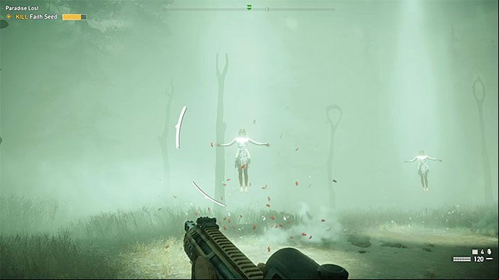 In the later stage of the fight you will also face Faiths clones - How do I defeat Faith Seed (The boss fight) in Far Cry 5? - FAQ - Far Cry 5 Game Guide