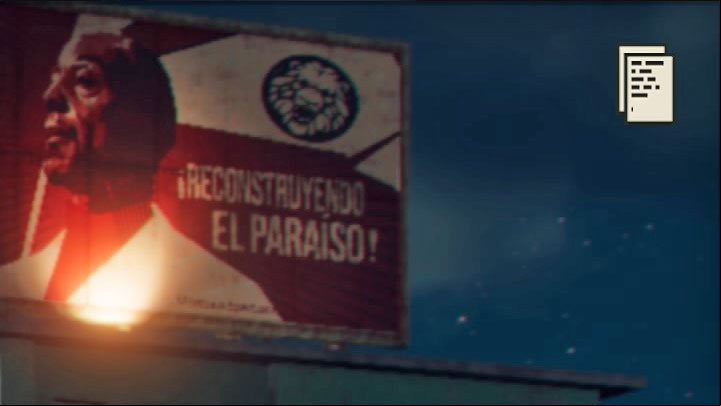 The autosaving note is displayed in the upper right corner of the screen - a document icon appears for a very brief moment - Far Cry 6: Game state - how to save? - FAQ - Far Cry 6 Guide