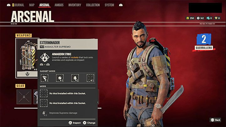 Exterminador is the first supremo you'll unlock, and it's worth using it regularly because it's very useful - Far Cry 6: Best Supremos - Basics - Far Cry 6 Guide