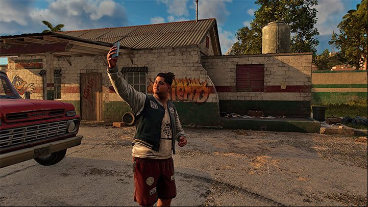 Once you've sabotaged all the interactive banners, it's best to jump off the crane and use the wingsuit to glide towards the location where you're supposed to meet up with Bicho - Far Cry 6: Hype Bomb - walkthrough - Valle De Oro - Far Cry 6 Guide